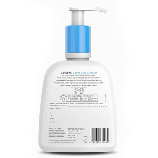 Cetaphil Gentle Skin Cleanser ๐ง โ Gentle Daily Cleansing for Sensitive & Dry Skin | 250ml