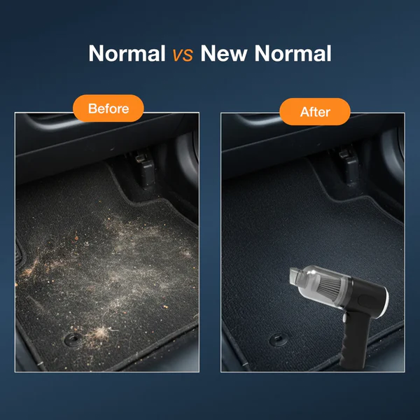 Mini Car Vacuum – Wireless, Portable & 3-in-1 Cleaner | Storenzo