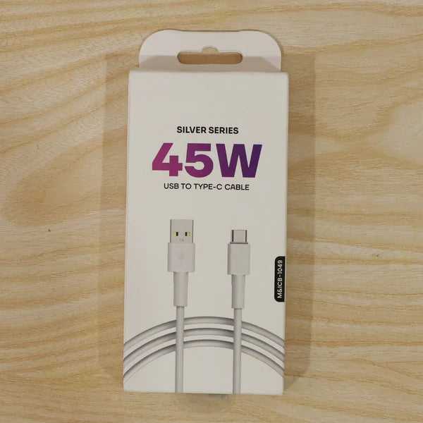 Type C Cable for Smartphones, Tablets & other Type C devices, 480Mbps Data Sync, Quick Charge 3.0 (colour White))
