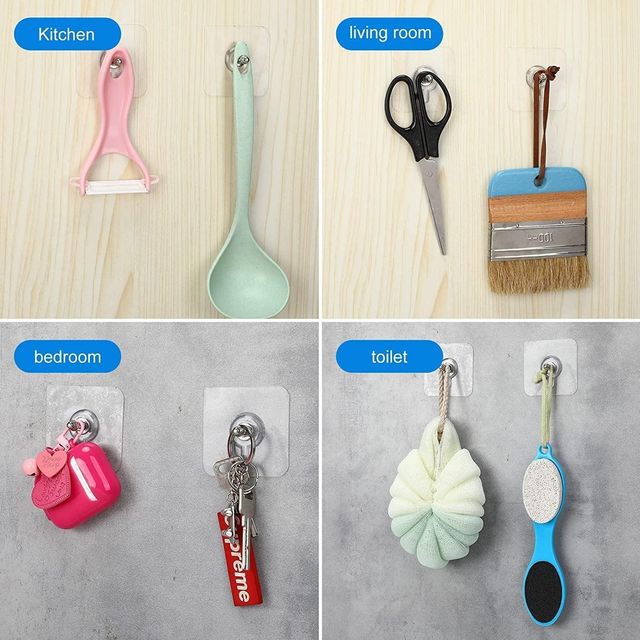 πͺ 30 Pcs Wall Mount Screw Hooks β Multi-Purpose Hanging Hooks for Home