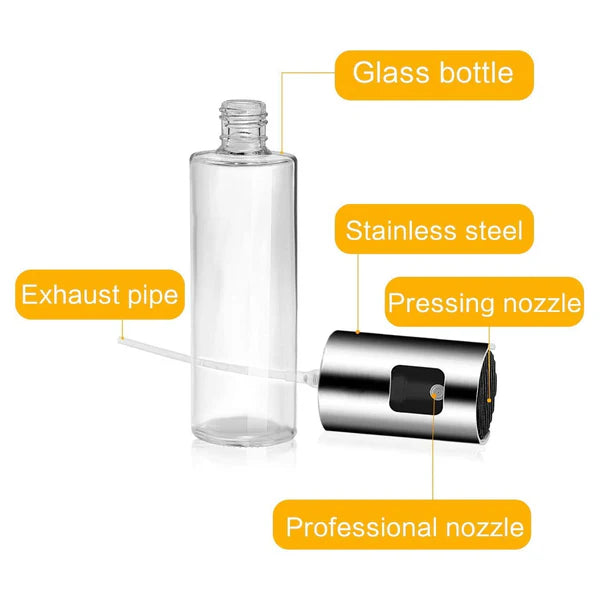 Oil Sprayer Dispenser – 100ml Glass Bottle for Cooking | Own Hydrate