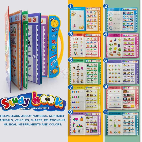 Kids Learning Book – Interactive Musical Alphabets & Numbers | Inventive Play