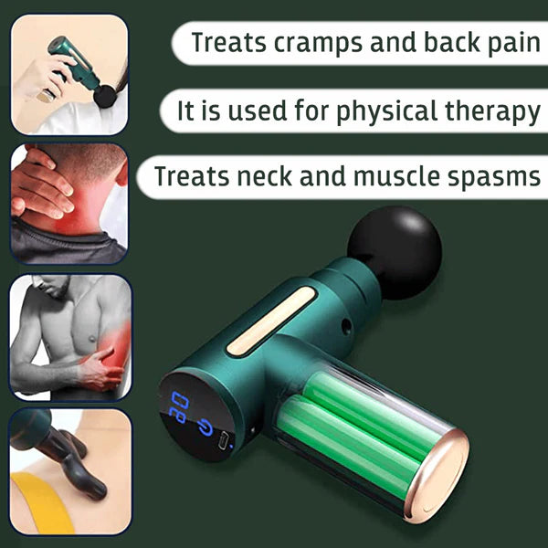 Deep Tissue Massager – Cordless for Muscle Pain Relief | VelvaBloom