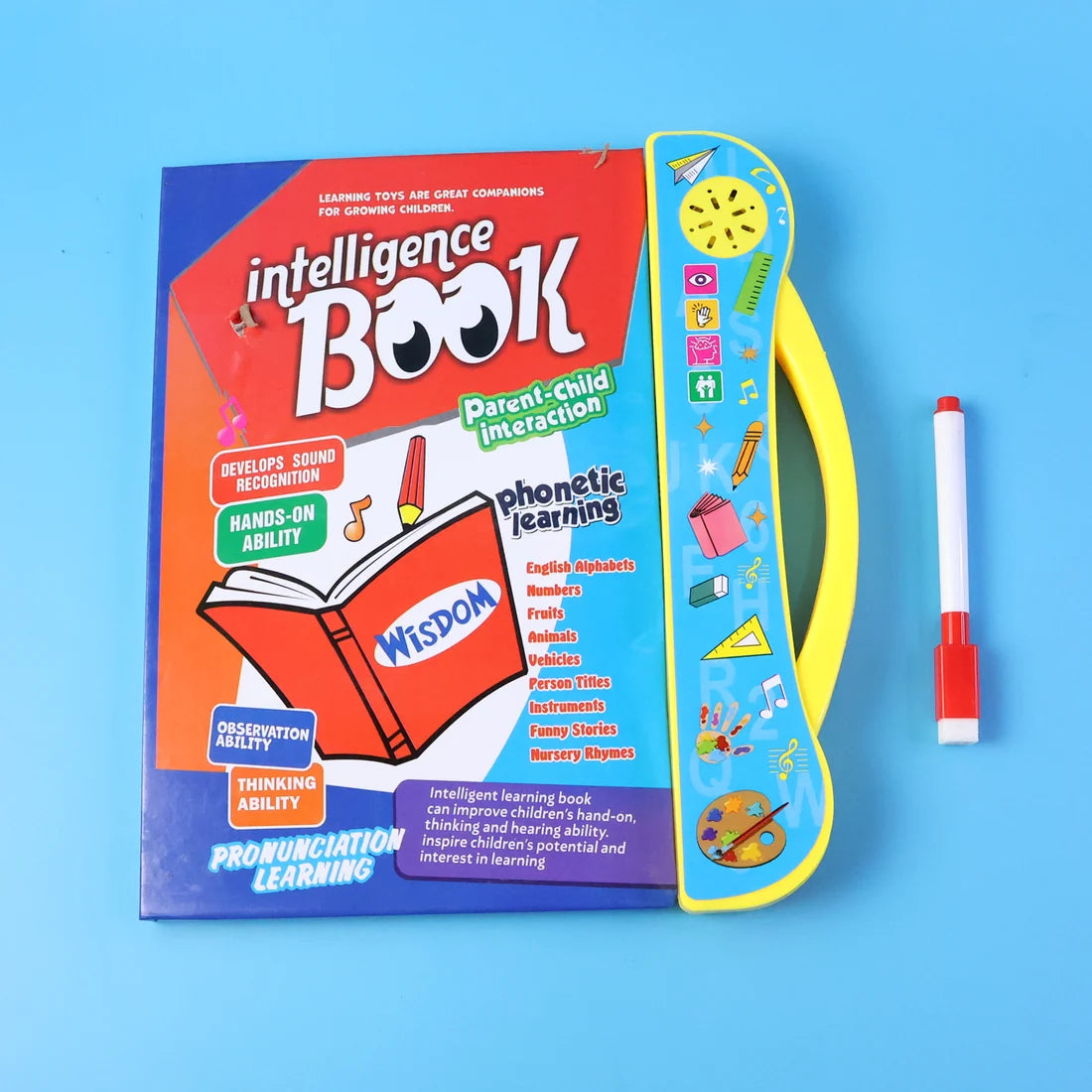 Kids Learning Book – Interactive Musical Alphabets & Numbers | Inventive Play