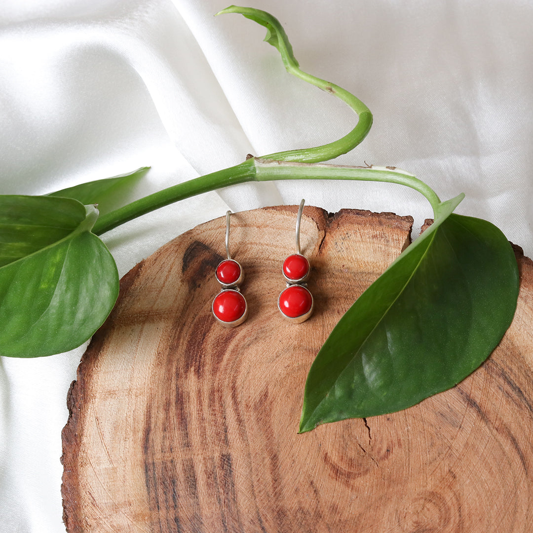 Cute Hydro Coral Earrings