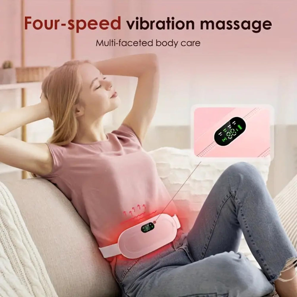 🌸 Period Relief Heating & Massage Belt – Soothing Comfort & Relaxation