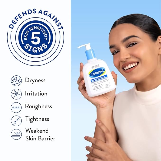Cetaphil Gentle Skin Cleanser 💧 – Gentle Daily Cleansing for Sensitive & Dry Skin | 250ml