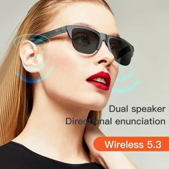 🕶️ Wireless Bluetooth Open-Ear Sunglasses – Music & Hands-Free Calling