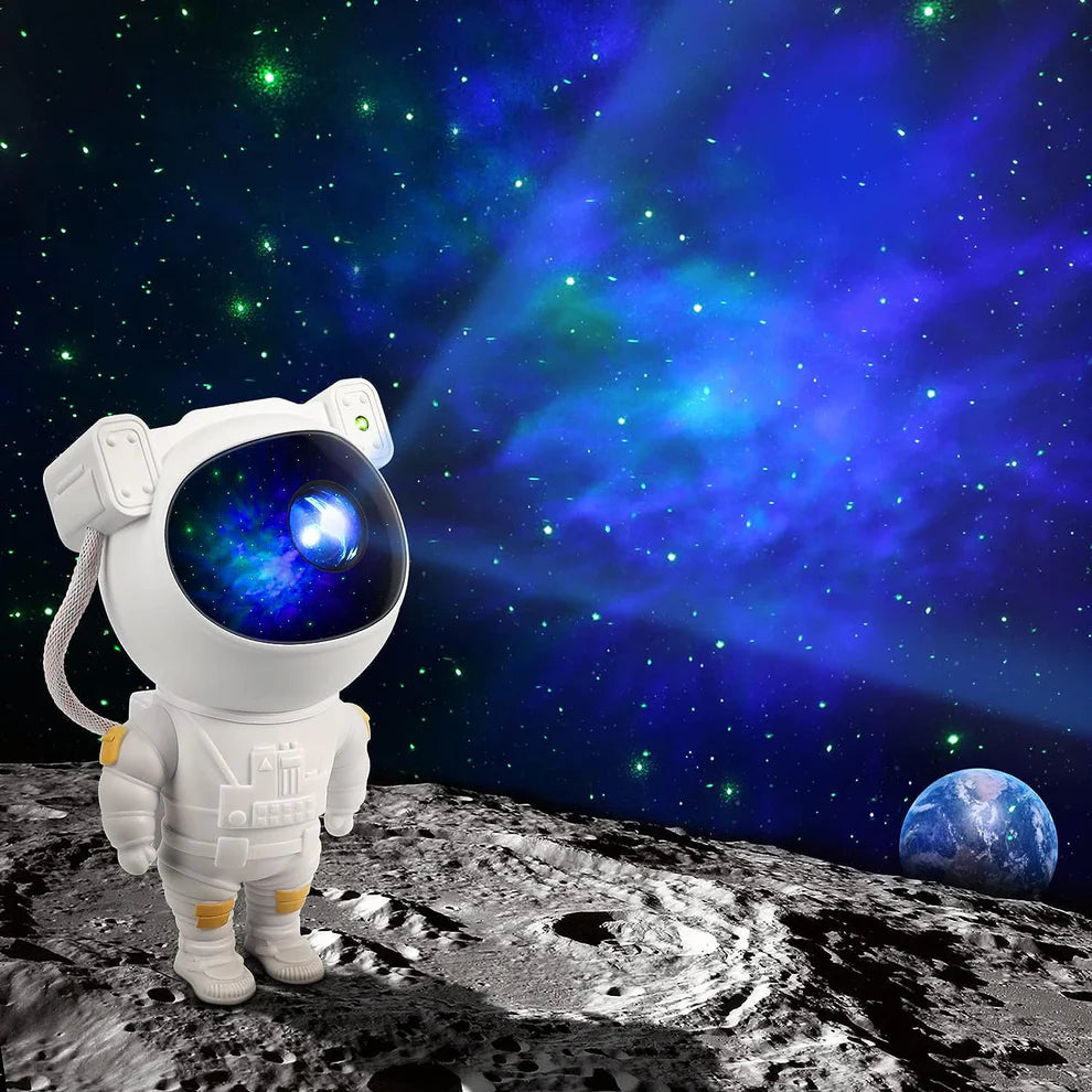 One94Store Astronaut Galaxy Projector Night Light – 360° Rotating Nebula Star Projector with Remote Control, Timer & Adjustable Head – Space Lamp for Kids’ Bedroom, Gifts, Gaming Room, Home & Décor