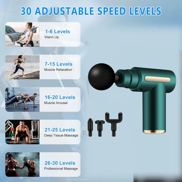 Deep Tissue Massager – Cordless for Muscle Pain Relief | VelvaBloom