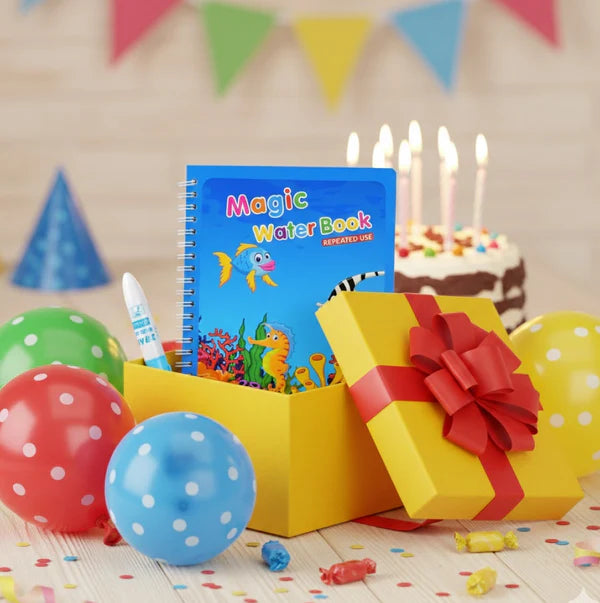 Magic Water Coloring Book – Reusable Mess-Free Fun for Kids | Inventive Play | Keep away from ink pen | Buy 1 Get 1 free | Offer ending soon