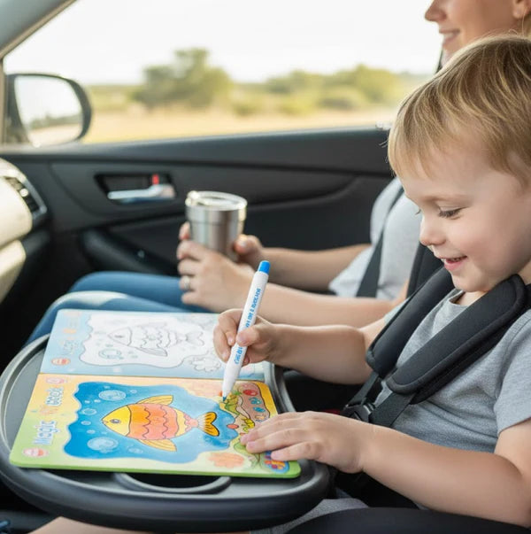 Magic Water Coloring Book – Reusable Mess-Free Fun for Kids | Inventive Play | Keep away from ink pen | Buy 1 Get 1 free | Offer ending soon