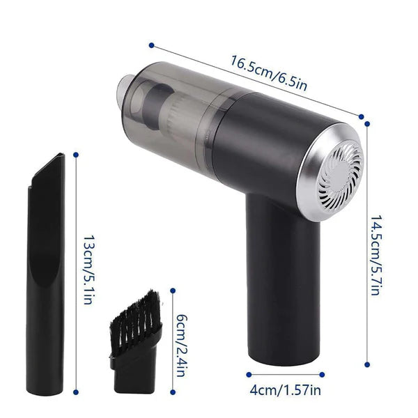 Mini Car Vacuum – Wireless, Portable & 3-in-1 Cleaner | Storenzo