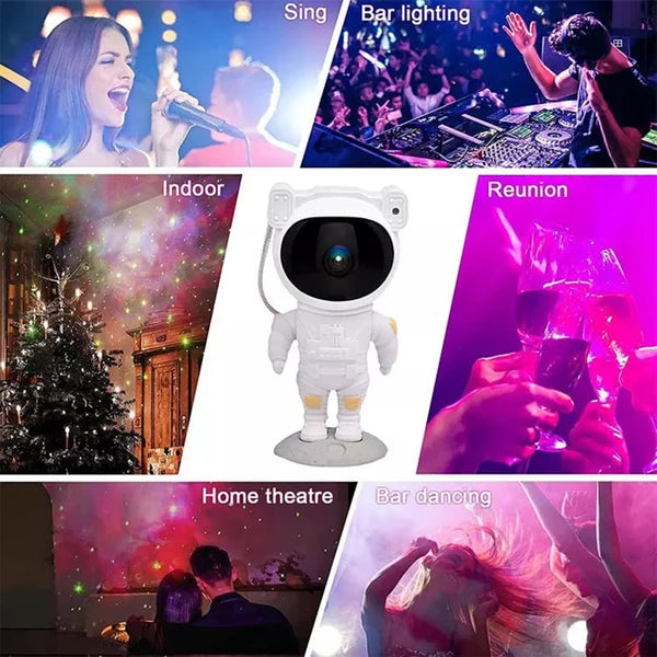 One94Store Astronaut Galaxy Projector Night Light – 360° Rotating Nebula Star Projector with Remote Control, Timer & Adjustable Head – Space Lamp for Kids’ Bedroom, Gifts, Gaming Room, Home & Décor