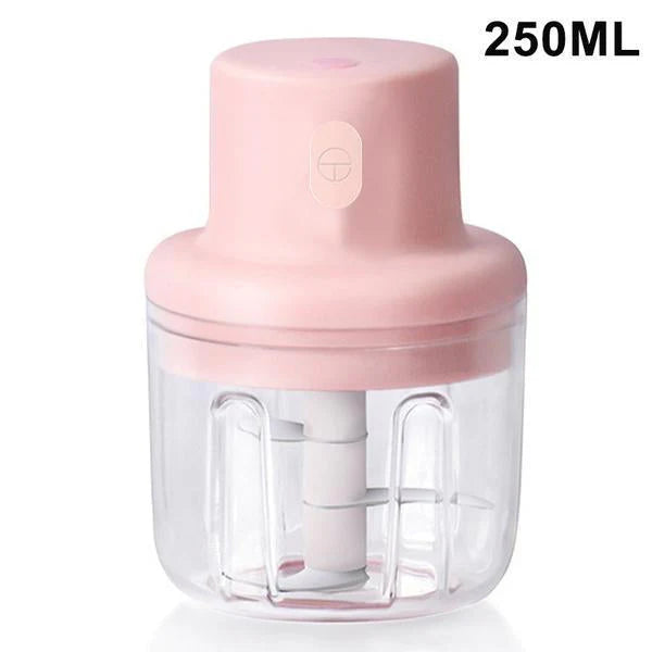 Electric Mini Garlic Chopper – USB Rechargeable 250ml | Quickslice