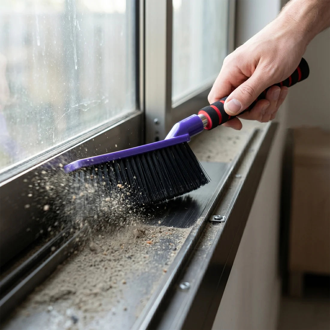 Multipurpose Cleaning Brush, Dual Function for Deep Cleaning | Window cleaner
