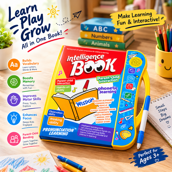 Magical Talking Alphabet Book for Kids – Interactive Early Learning Toy book 📕