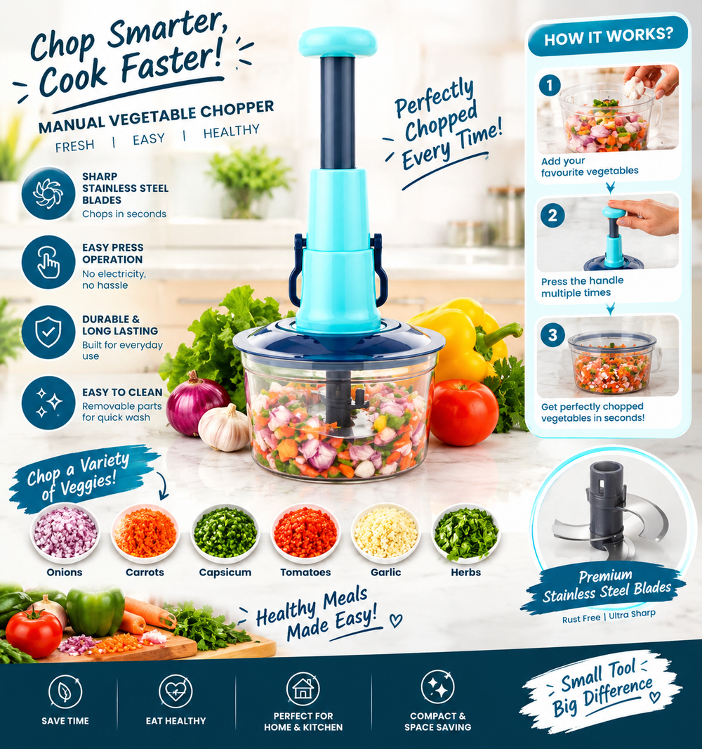 Manual Fruit and Vegetable Chopper | pcs 1