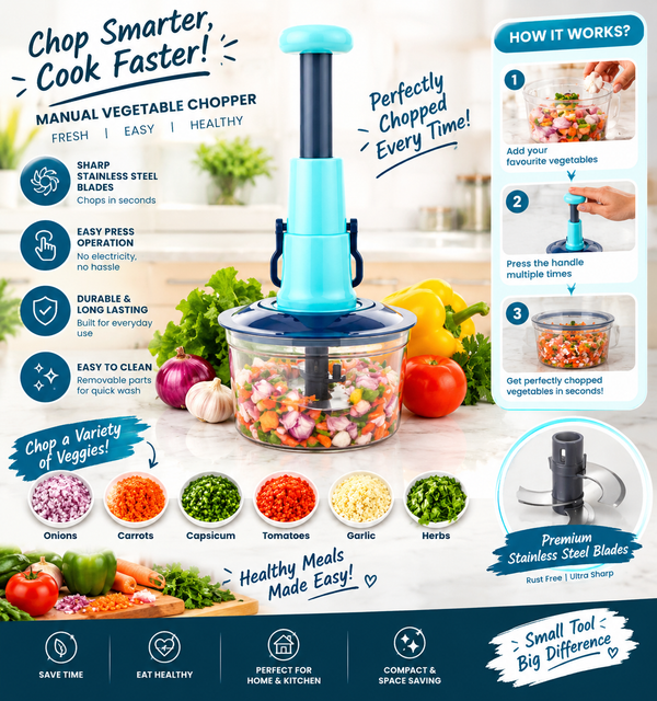 Manual Fruit and Vegetable Chopper | pcs 1