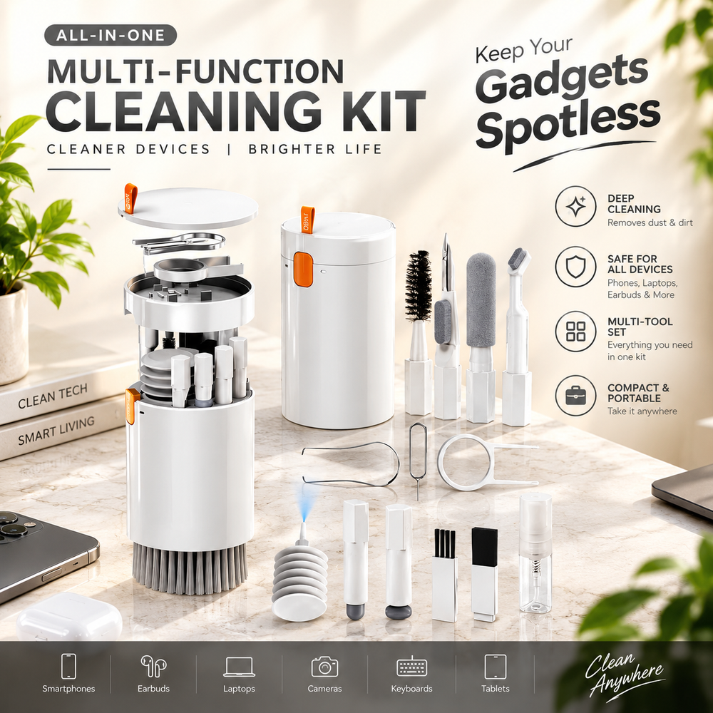 🧼 20-in-1 Electronic Cleaning Kit – Multi-Purpose Device Cleaner