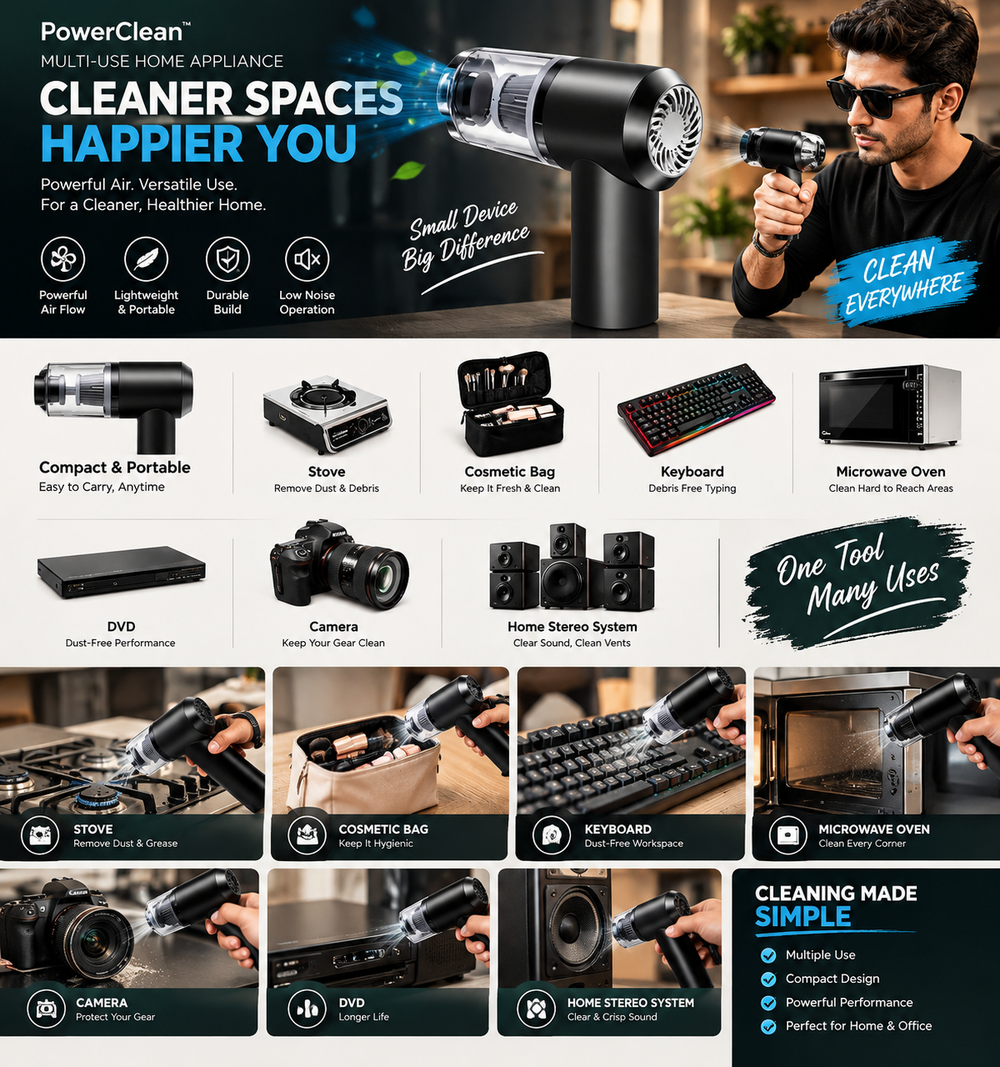 Multifunctional Air Duster Cleaner