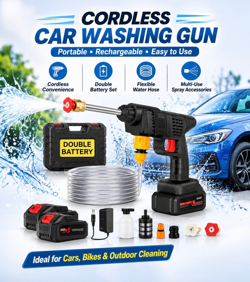 Portable Car Washing Gun – High-Pressure Water Spray Cleaner🧼🫧🧽