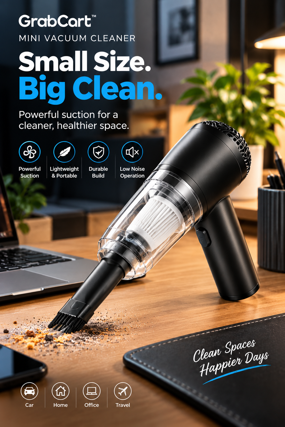 Mini Vacuum Cleaner – Powerful & Portable Cleaning Solution