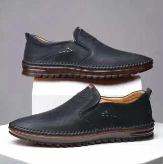 👞 Brawo Black Casual Men’s Loafer Shoes – Stylish & Comfortable Everyday Footwear