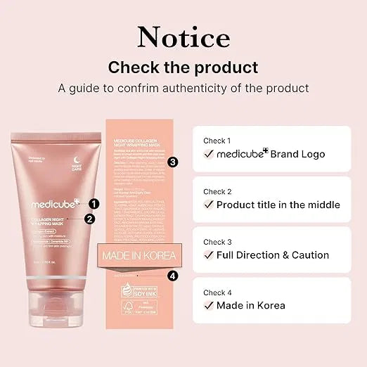 Medicube Collagen Overnight Wrapping Peel-Off Facial Mask – 75ml | Pack of 1