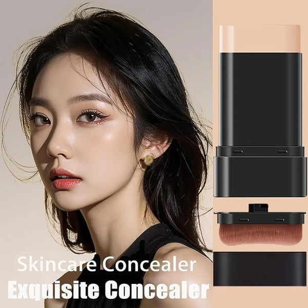 Korean 2-in-1 Glass Skin Foundation Stick – Smooth & Radiant Finish