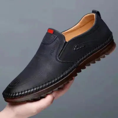 👞 Brawo Black Casual Men’s Loafer Shoes – Stylish & Comfortable Everyday Footwear