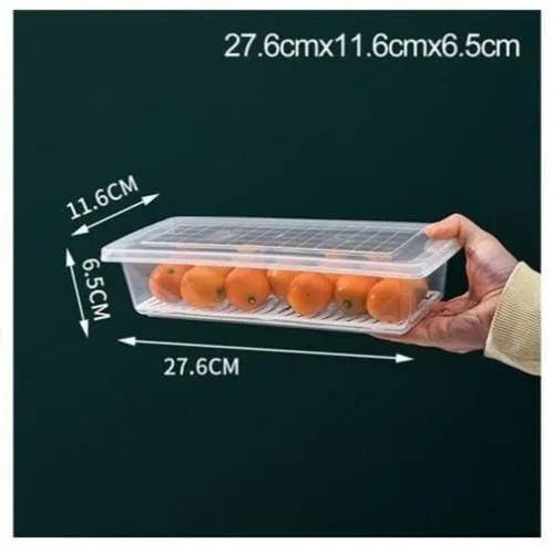 🧊 Fridge Storage Containers – Space-Saving Organizer | Pack of 2
