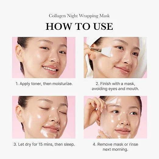 Medicube Collagen Overnight Wrapping Peel-Off Facial Mask – 75ml | Pack of 1